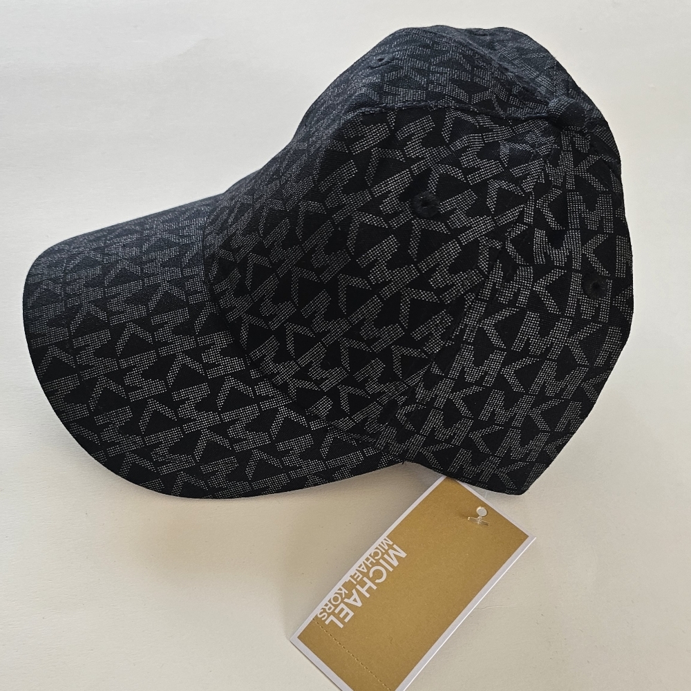 MICHAEL Michael Kors Black Monogram Hat